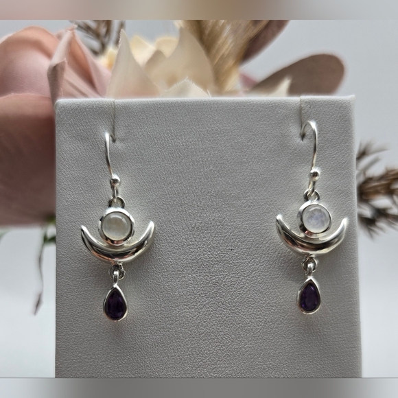 MOON LIBERTY EARRINGS - Picture 5 of 6